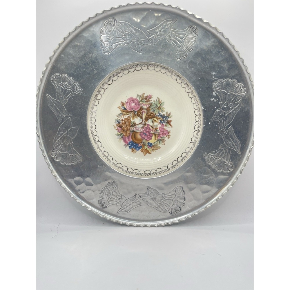 Vintage Triumph Limoges Farberware 22k White‎ Gold Imperial Victorian-T Tray